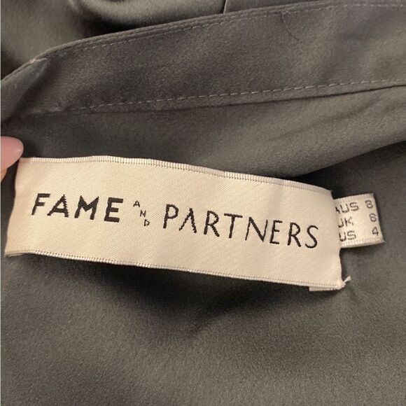 Fame and Partners Charcoal Maxi Dress, US4 - Picture 7 of 8